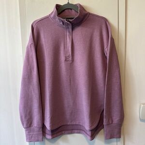 Avalanche Outdoor Supply Co Women’s Half-Zip Pullover Sweater Pink Purple Medium